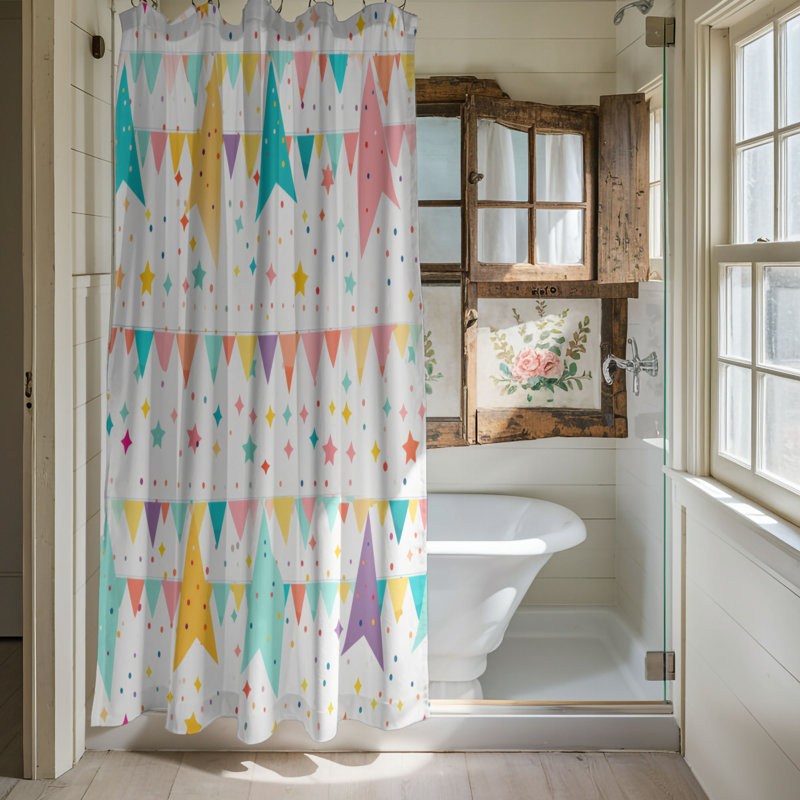 Celebration Happiness - Premium Shower Curtain, 74"H x 71"W
