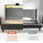 Hudepohl Upholstered Wingback Bed with 52.12" High Storage Headboard, Modern Upholstered Bed Frame with Outlet & LED Light-1636301564-1644785087