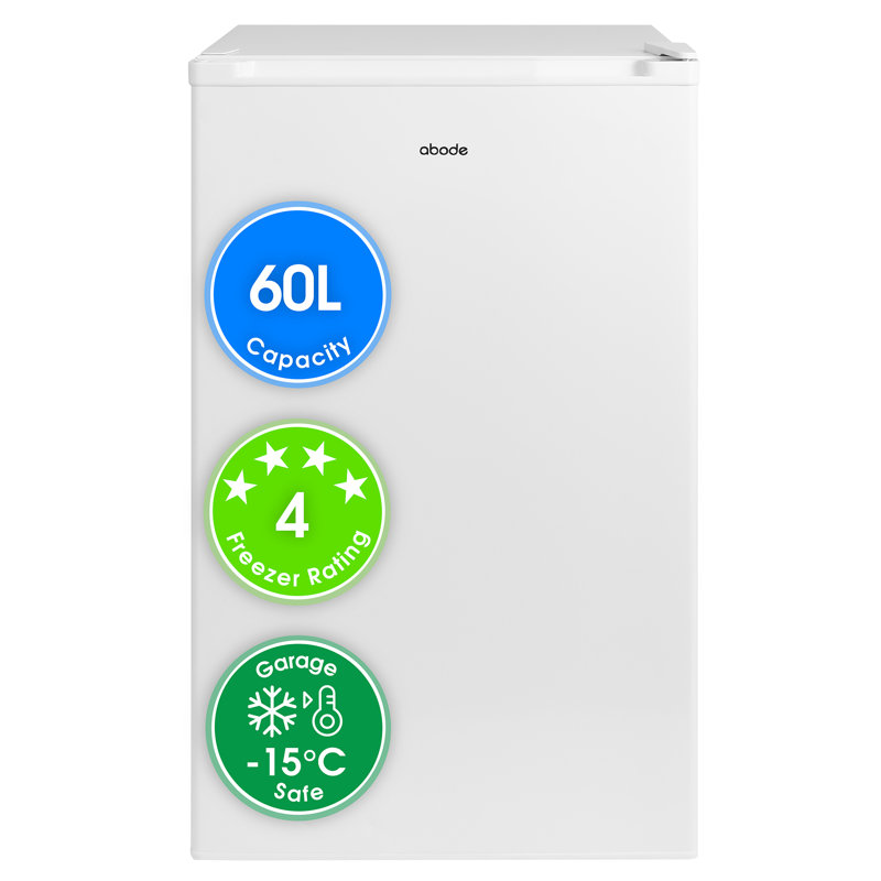 60m³ Garage Ready Undercounter Freezer Drawers with Adjustable Temperature Controls, White