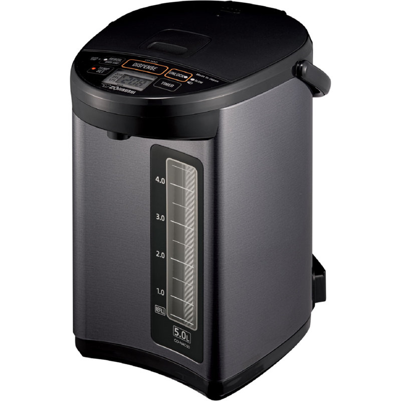 Zojirushi Stainless Steel Micom Water Boiler & Warmer, 5.28 qt