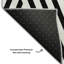Tapis noir lavable à la machine de qualité supérieure 10 pi x 14 pi Cerrito AMF550-104003306