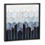 « doux blue hexagones » par elisabeth fredriksson-print-49715570-49715572