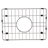 Quartz Sink 13.85" L X 17.84" W - Heat Build Molded For Durability With Basket & Strainer Assembly Black Undermount Basin 13.85"X17.84" Rust Smooth Surface Cleaning Grid