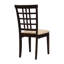 Chaise d'appoint en tissu brun clair Nourit