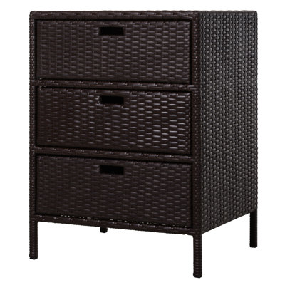 Outsunny Outdoor Towel Cabinet