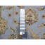 Tapis de couloir bleu nouvel âge en laine 2 pi 8 po x 17 pi 1 po Caorran