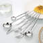 Ensemble de couverts 30 pièces en acier inoxydable 304 d'inspiration bambou, couteaux polis miroir, fourchettes, cuillères pour un repas élégant