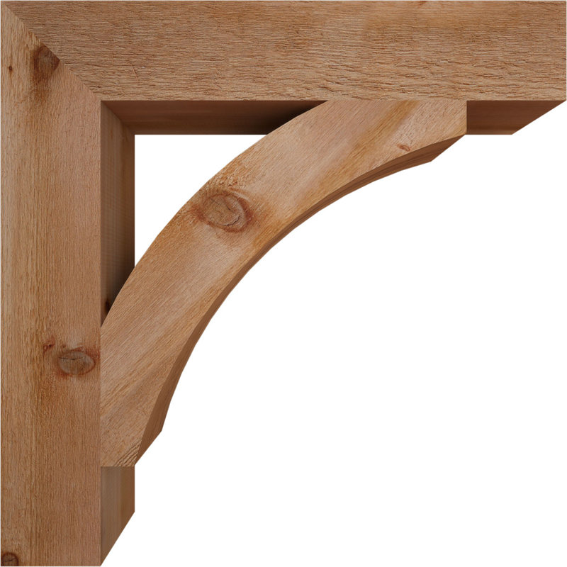 Support de bloc Thorton, H 34 po x l 6 po x P 34 po, Cèdre rouge de l'Ouest (scié brut)