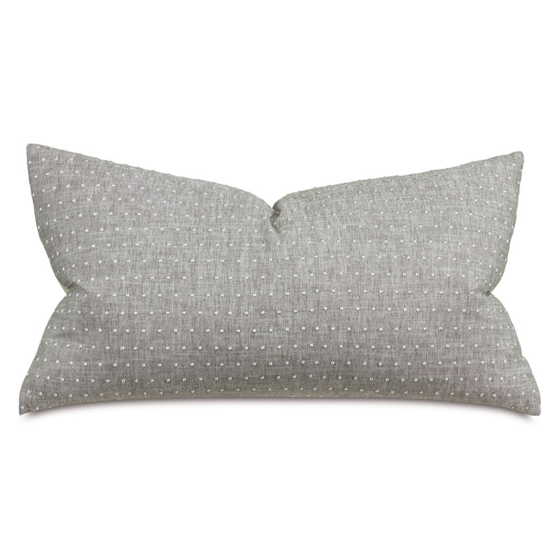 Clearview Polyester Polka Dots Sham Set, King, Gray