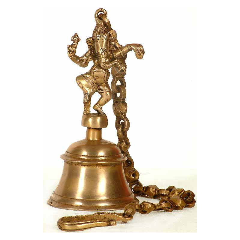 Cloche de temple suspendue Ganesha