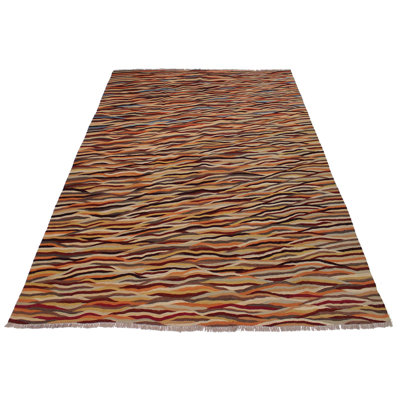 Madilene Wool Camouflage Indoor Rug