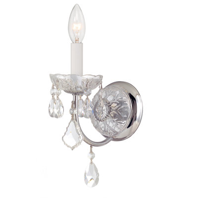 Leveille 1-Light Candle Wall Light