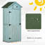 Bouzoun 6 ft. W x 4 ft. D Solid Wood Apex Tool Shed