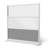 Harmony Workflow Modular Wall with Frame - Wide Panel Starter Wall with Whiteboard-98977764-112283461