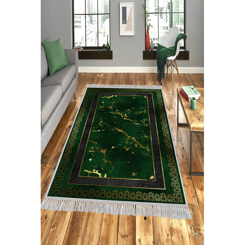 Luxurious Hall Carpet, 100% Velvet Fabric, 2.6 x 9.8 ft | Antibacterial & Non-Slip | 0.4 in Pile Height, Machine Washable | Durable Woven Design with 3D Digital Printing | Perfect for Home Entryways & Living Rooms