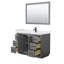 Ensemble de meuble-lavabo simple autoportant 48 po avec plateau en marbre de culture Miranda-97925157-97925158-97925162