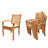 Cincere 10 - Person Teak Wood Patio Dining Set with Rectangular Table-68427684
