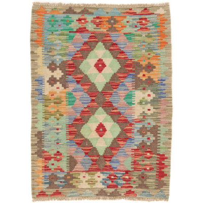 Southwestern Wool Hand Woven 60cm X 90cm Area Rug