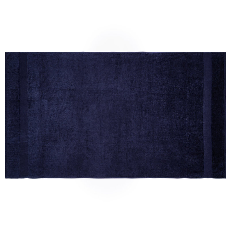 Srihitha Plush Hand Towel, Navy