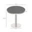 Table bistro ronde de 31,5 pouces avec plateau en faux marbre et plateau en métal robuste, facile à assembler, diamètre de la structure en métal robuste-1938207532-1938207506