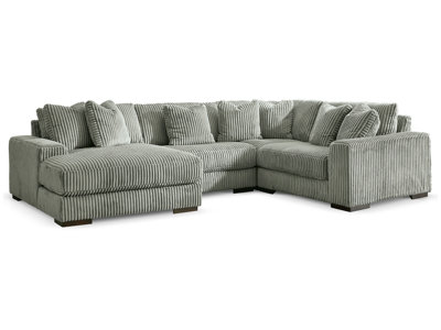 Canapé modulaire 4 pièces avec méridienne Lindyn
