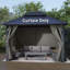 Paroi latérale en polyester pour pavillon de jardin Aoodor-97531252-90565559