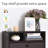 Espresso Slim Shoe Cabinet with 3 Large Fold-Out Drawers & Spacious Top Surface