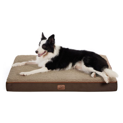 Bedsure XL Orthopedic Dog Bed - Waterproof Egg Crate Foam Pet Bed with Removable Washable Cover