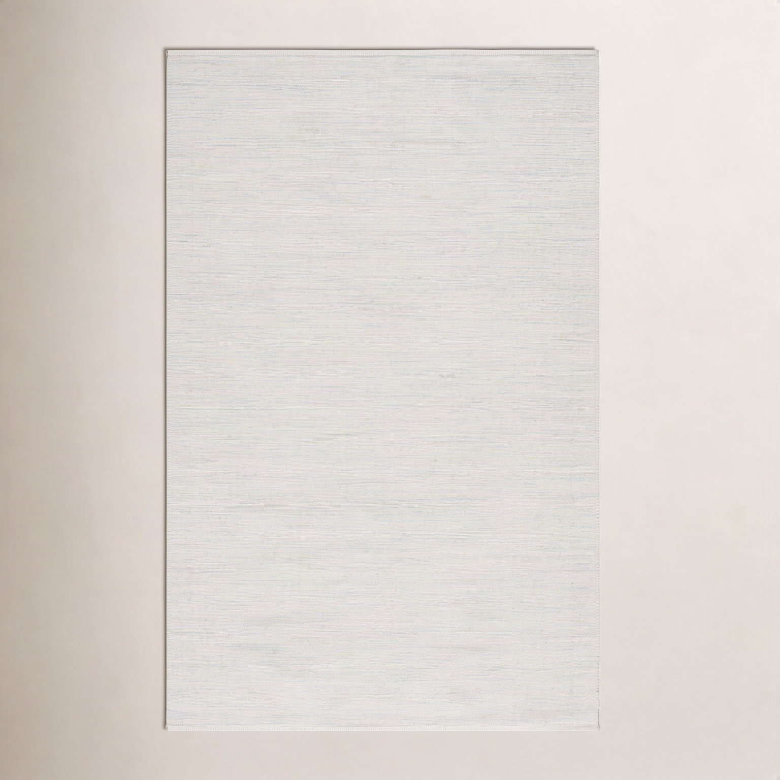 Dallis Green Ivory Handmade Cotton Rug, Rectangle 8' x 10'