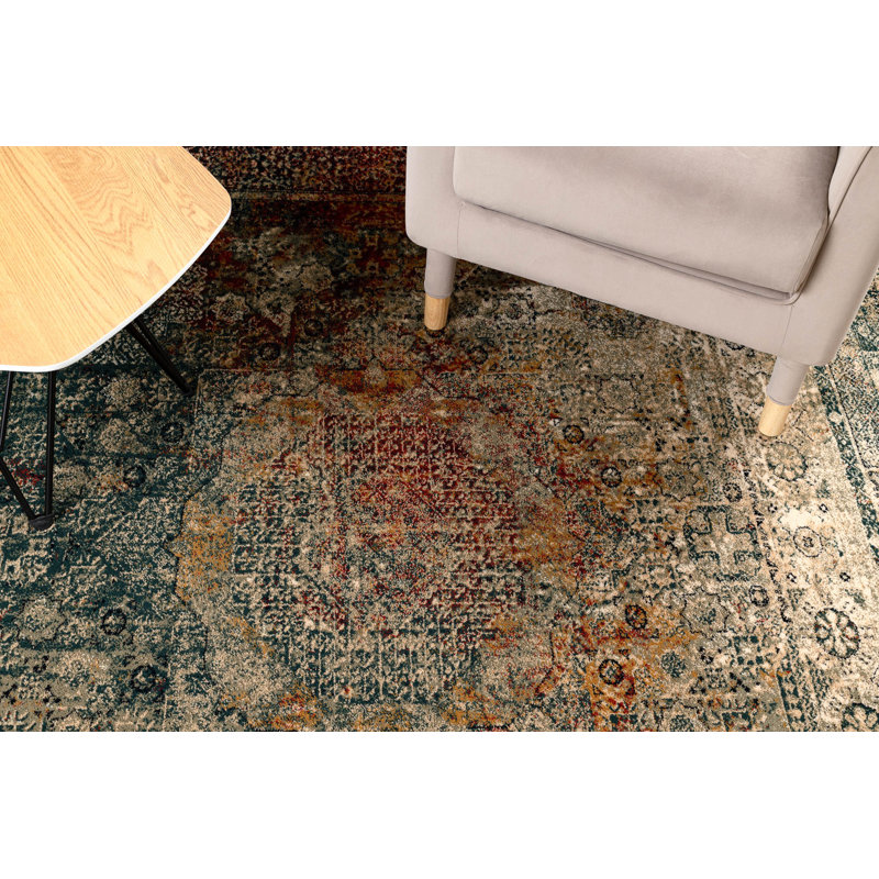 Hamish Oriental Wool Area Rug, Rectangle 200 x 300cm