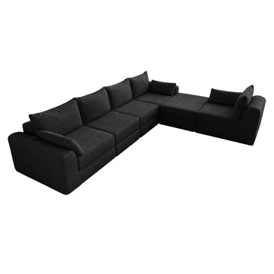 L Sectional Sofa Couch Set