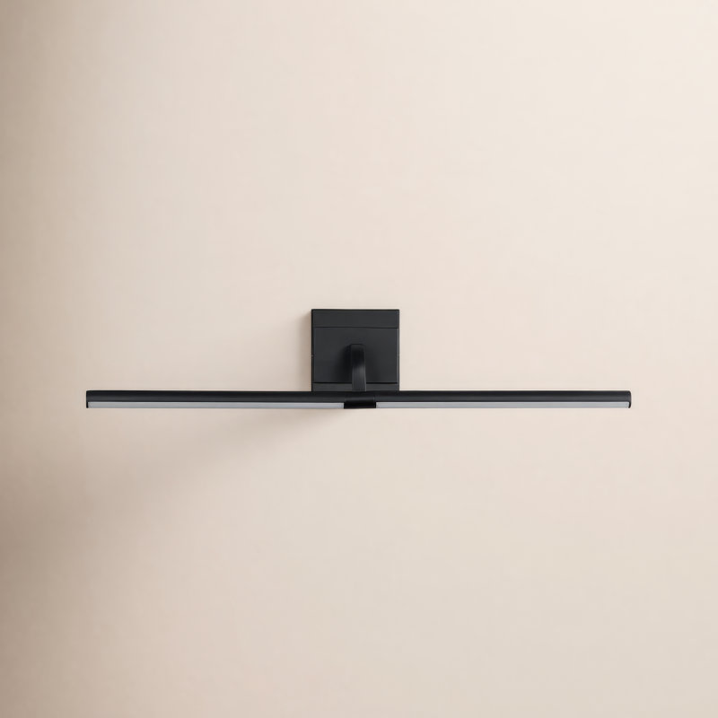 Mona LED Armed Sconce, Black