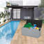 Dakota Fields Almanor 112cm W 260L Water Resistant Plastic Lockable Deck Box with Wheels-340002431