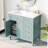 36" Bathroom Vanity with Sink, Cabinet, Drawers, Soft-Close Features and MDF Board-452671500