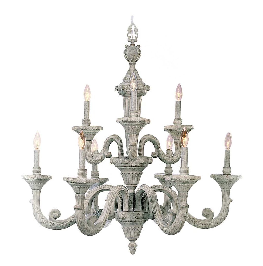 9 - Light Dimmable Classic / Traditional Chandelier One Allium Way®