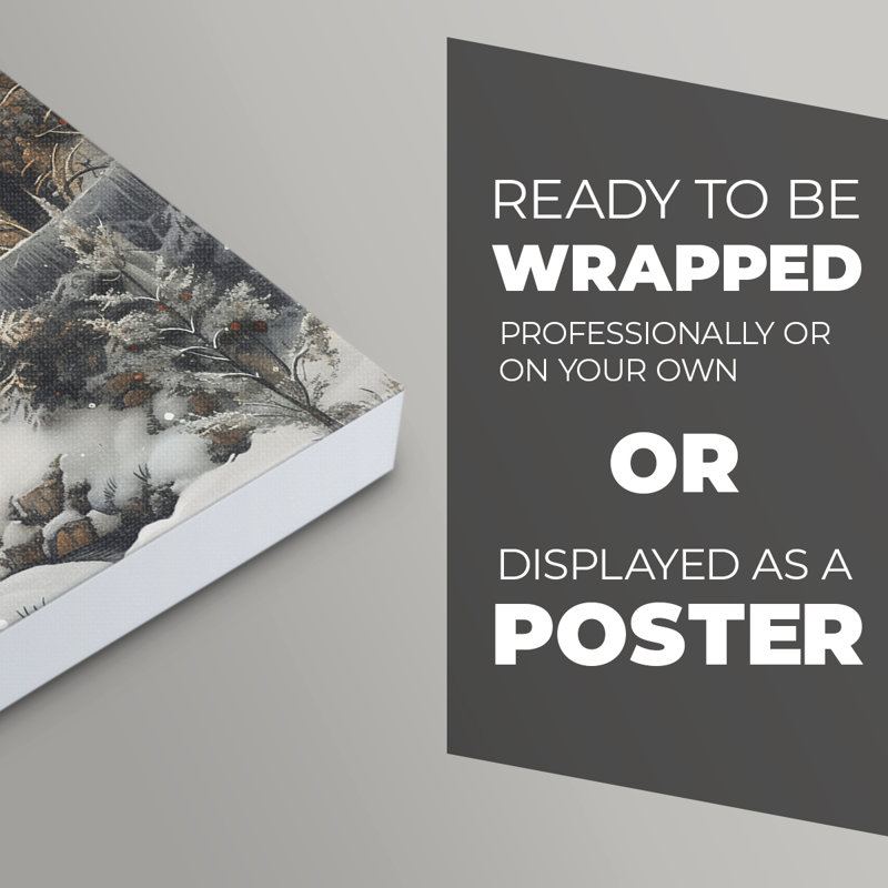 Christmas Holiday DC DCXV - Impression sur toile seulement - NON-CADRE, H 48 po x l 32 po