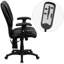 Fauteuil de direction ergonomique WoodSoft Woodby