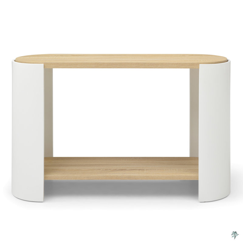End Table, Small Side Table, Nightstand With 2-Layer Storage Shelves