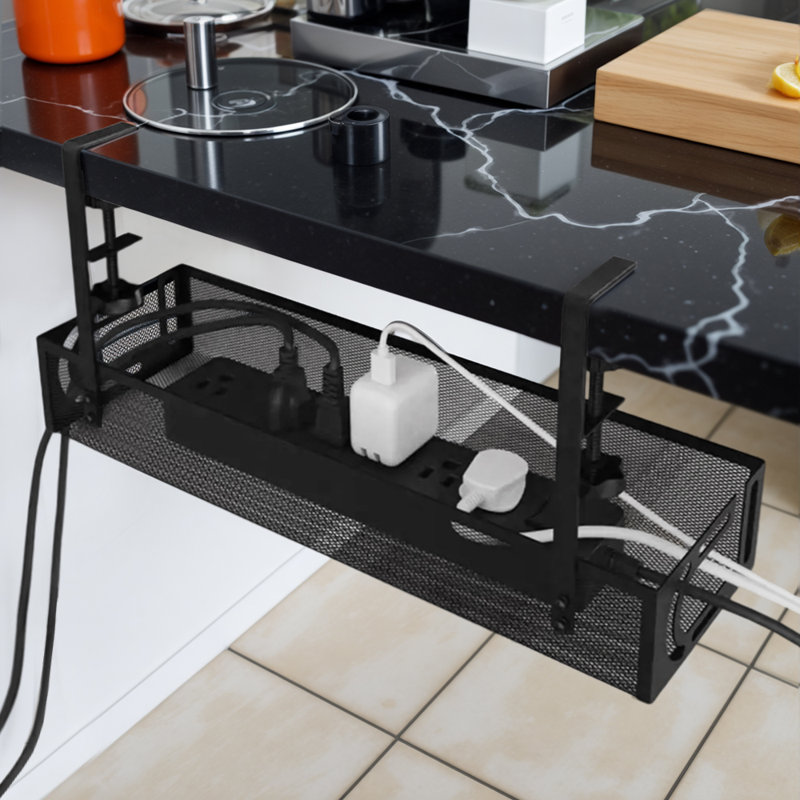 Carbon Steel Floating Shelf, Black
