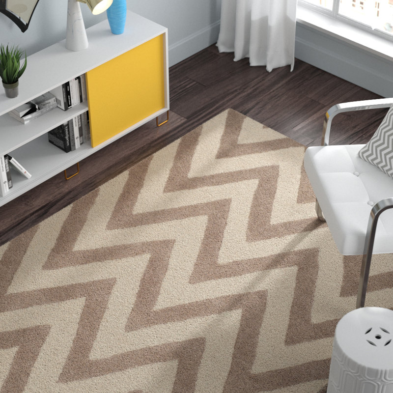 Tapis en laine touffeté à la main Sanyla, Rectangle 9 pi x 12 pi