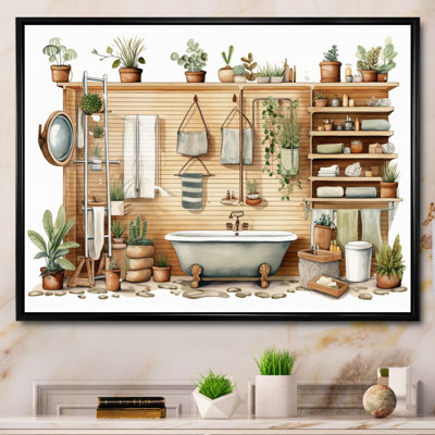 " Natural Bathroom Decor XVII "
