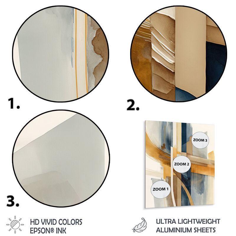 Linzie Glam Abstract Wall Decor, 32" H x 24" W x 1" D