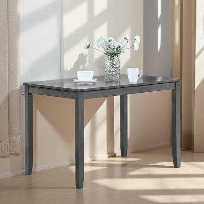 Table de salle à manger en bois, table de cuisine pour petits espaces, table de salle à manger pour 4 personnes