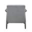 Siège d'appoint transitionnel, 100% velours, bois massif, poids de 28,49 lb, chaise de style décontracté à profondeur d'assise de 21 po, fabrication en bois et en contreplaqué gris, 29,87 po