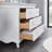 42" Solid Wood Bathroom Vanity with 1" Engineered Marble Top, Single Sink-378300902