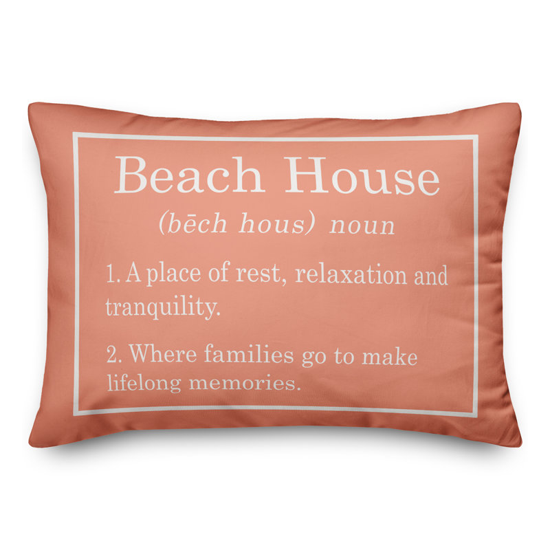 Solid Throw Pillow, Orange