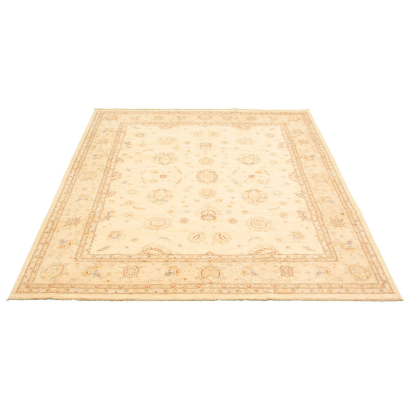 Tapis unique en laine noué à la main 7 pi 10 po x 9 pi 10 po nouvel âge Hadil