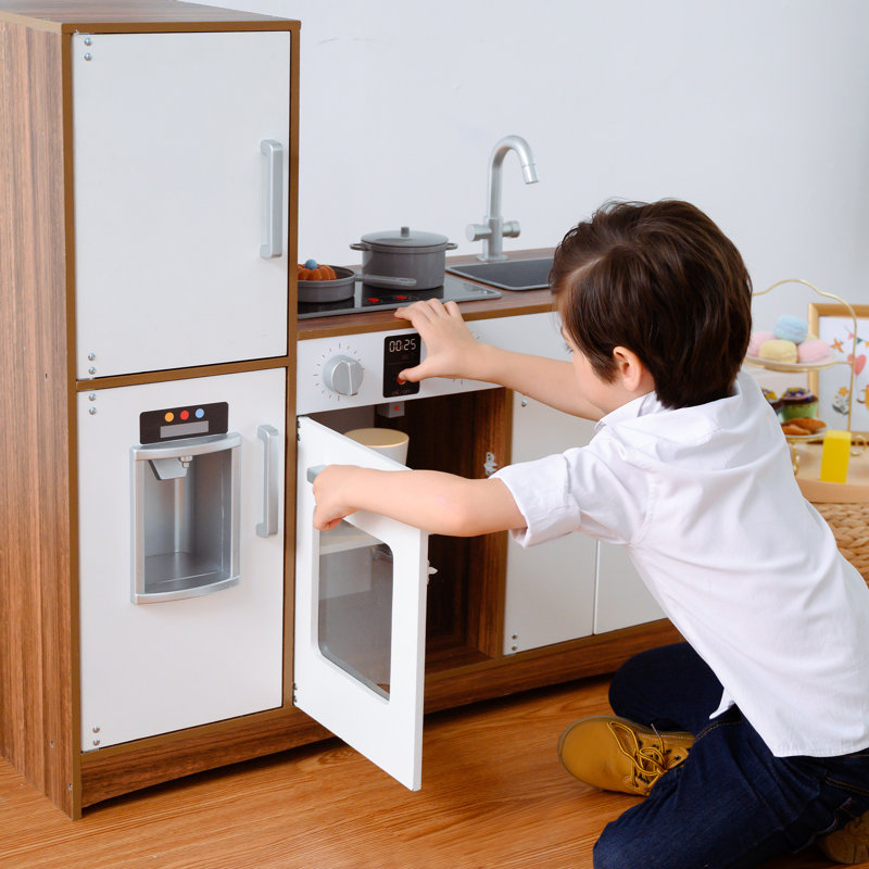 Little Chef Palm Springs Classic Kids Play Kitchen with 6 Accessories
