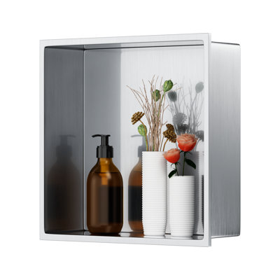 Nickel brossé Puro 12 po X P 12 po H x 4 po D Niche de douche