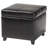 Leitch Faux Leather Ottoman-16388067